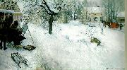 Carl Larsson frilufsmalaren oil painting